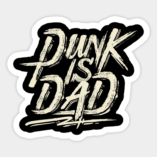 Punk Is Dad Sticker by Fluen